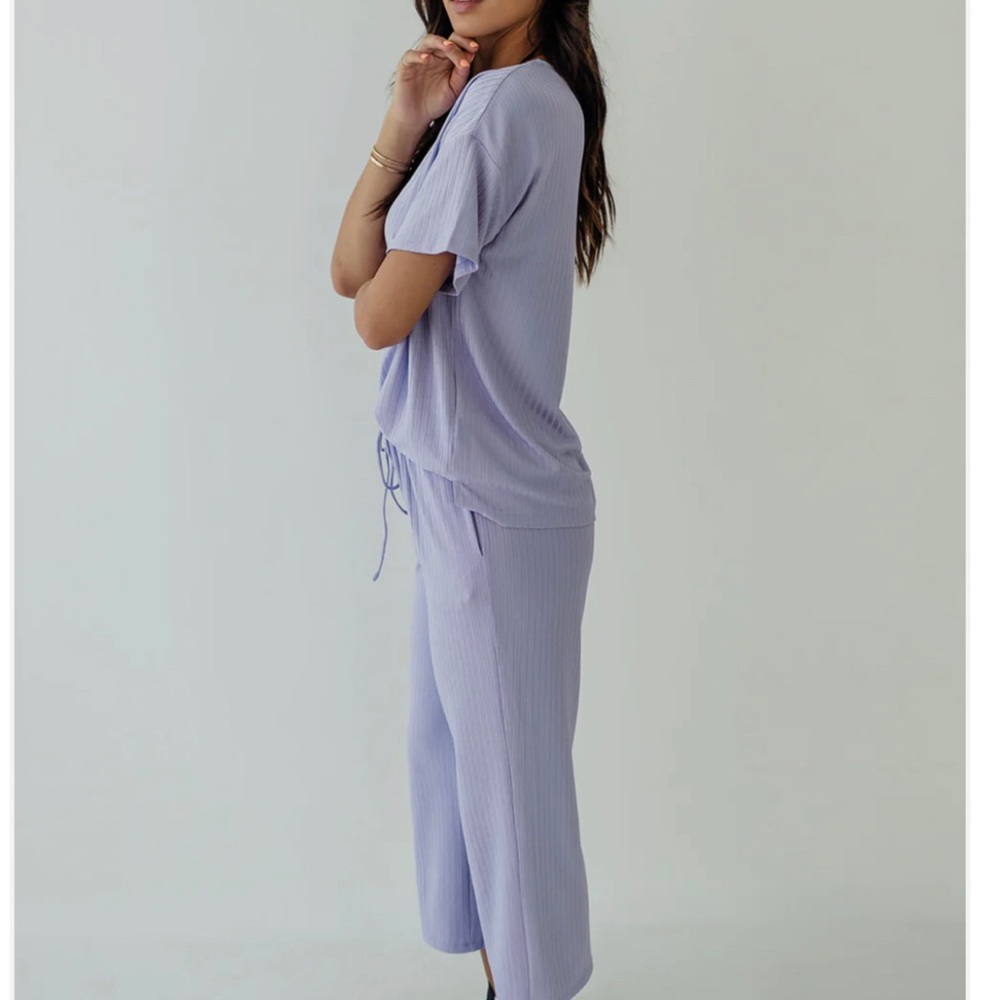 NWT Ribbed Wide Leg Set - Picture 4 of 4